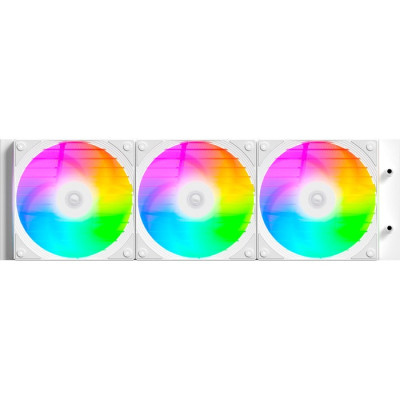 Система рідинного охолодження ID-Cooling FX360 INF WHITE, Intel: 1851/1700/1200/115x, AMD: AM4/AM5, 3x120mm 300～2000±10%RPM, 27.2dB(A) Max, до 350 Вт
