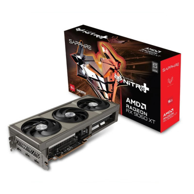 Відеокарта Radeon RX 9060 XT, Sapphire, NITRO+, 16Gb GDDR6, 128-bit, HDMI/2xDP, 3320/20000 MHz, 8-pin (11350-01-20G)
