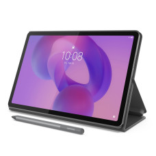 Планшет 11" Lenovo Idea Tab 5G, Luna Grey, 2560x1600 (IPS, 90 Гц), MediaTek Dimensity 6300 (8 ядер), Mali-G57 MC2, 8Gb, 128Gb, microSD, 8Mp + 5Mp, 4x1 Вт, WiFi 5, Bluetooth 5.2, 1xType-C, 7040 mAh, Android 15, Lenovo Tab Pen, чохол (ZAFM0065UA)