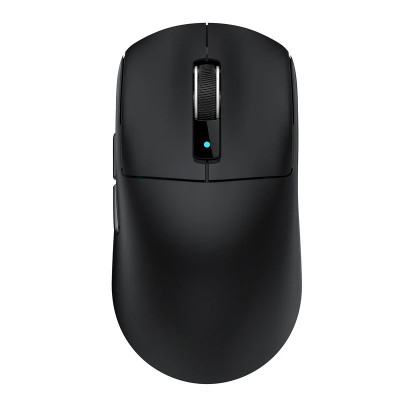 Миша бездротова Attack Shark R6, Black, Bluetooth 5.2 / USB 2.4GHz / Type-C, оптична (сенсор PixArt PAW3950 Max), до 42 000 dpi, 50G, 750IPS, чіп Nordic 52840, 5 кнопок, перемикачі Omron, акумулятор, 39 г