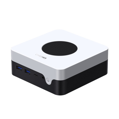 Неттоп Chuwi LarkBox X, White/Black, N100 (4x3.4 GHz, 6 Вт), 12Gb LPDDR5 4800 MHz, 512Gb SSD, 1xM.2 2280, UHD Graphics, WiFi 6, Bluetooth 5.2, 2xGLan, 1xType-C / 2xUSB 3.2 / 2xUSB 3.0, HDMI/DP, Windows 11 Pro, кріплення VESA у комплекті (CWI556)