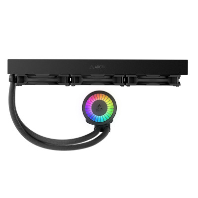 Система рідинного охолодження Arctic Liquid Freezer III Pro 420 A-RGB, Black, вентилятори 3х140 мм, 400-2500 обертів/хв, сумісність з Intel/AMD: LGA1700, LGA1851/AM4, AM5 (ACFRE00185A)