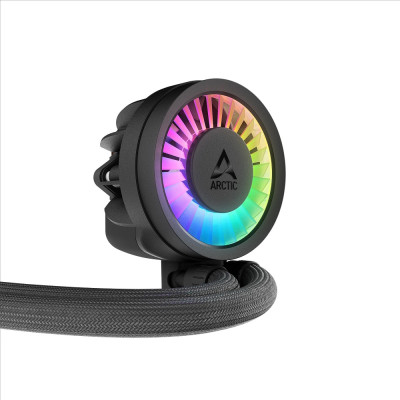 Система рідинного охолодження Arctic Liquid Freezer III Pro 420 A-RGB, Black, вентилятори 3х140 мм, 400-2500 обертів/хв, сумісність з Intel/AMD: LGA1700, LGA1851/AM4, AM5 (ACFRE00185A)