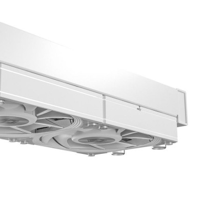 Система рідинного охолодження ID-Cooling DX240 MAX, White, Intel: 1851/1700/1200/115x, AMD: AM4/AM5, до 300 Вт, 38 мм товщина радіатора, ARGB-підсвічування