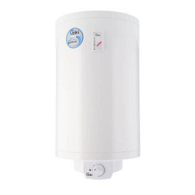 Водонагрівач Tiki GBF 50 UA (GBF50/UA), White, 2000 Вт (1000+1000 Вт), 50 л, сухий тен, механічне керування, вертикальне встановлення
