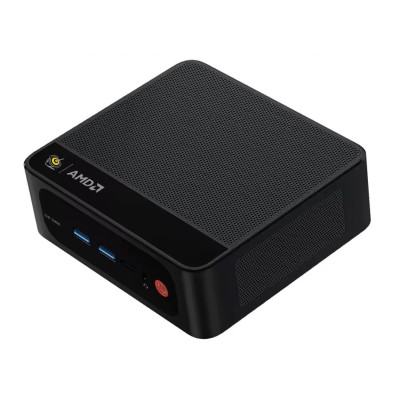 Неттоп Beelink SER5 MAX, Black, Ryzen 7 6800H (8x3.2-4.7 GHz), 32Gb LPDDR5, 500Gb SSD NVMe, Radeon 680M, WiFi 6, Bluetooth 5.2, 2.5GLan, 3xUSB 3.2, Type-C, HDMI/DP, Windows 11 Pro, кріплення VESA у комплекті (BLSER5M6800H32500BK)