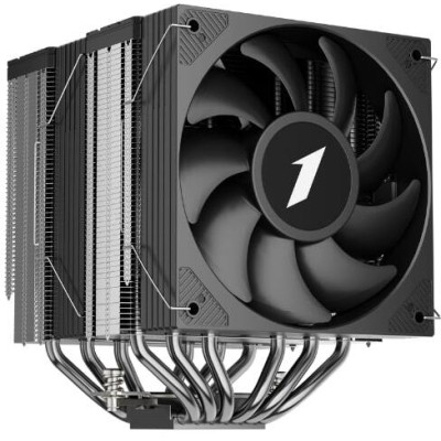 Кулер для процесора 1stPlayer CY12D, Black, 2x120 мм, алюміній/мідь, для Intel 1851/1700/1200/115x, AMD AM5/AM4, до 275 Вт, висота 160 мм (CY12-D-BK)