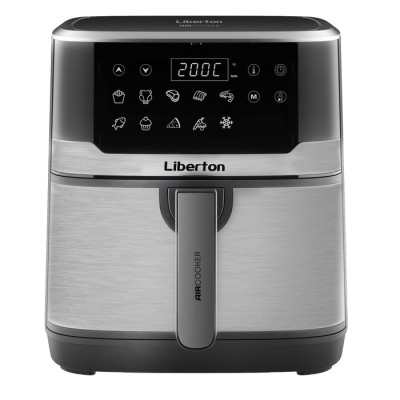 Мультипіч Liberton LAF-3210, Black/Inox, 1700W, 6,5л, 10 програм, керування сенсорне, таймер, автовідключення, антипригарне покриття чаші, 80-200 ˚C