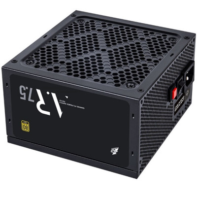 Блок живлення 750 Вт, 1stPlayer PS-750AR, Black, 80+ Gold, Active PFC, 12 см, 3xMolex / 5xSATA / 4x6+2-pin / 2x4+4-pin / 1x20+4-pin, захист OVP/SCP/OPP/OLP/UVP, ATX 2.52 (AR-GLD-750-BK-EU)