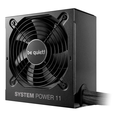 Блок живлення 650 Вт, be quiet! System Power 11, Black, 80+ Bronze, Active PFC, 12 см, 1xMolex / 5xSATA / 1x16-pin / 2x6+2-pin / 1x4+4-pin / 1x4-pin / 1x20+4-pin, захист OCP/OVP/OPP/OTP/SCP/UVP/SIP (BP011EU)