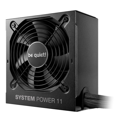Блок живлення 550 Вт, be quiet! System Power 11, Black, 80+ Bronze, Active PFC, 12 см, 1xMolex / 5xSATA / 1x16-pin / 2x6+2-pin / 1x4+4-pin / 1x4-pin / 1x20+4-pin, захист OCP/OVP/OPP/OTP/SCP/UVP/SIP (BP010EU)