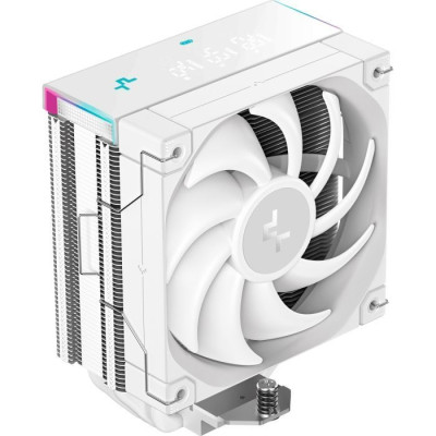 Кулер для процесора Deepcool AK400 DIGITAL PRO, White, алюміній/мідь, 1x120 мм, LCD екран, для Intel 1851/1700/1200/115x, AMD AM5/AM4, висота 159 мм (R-AK400-WHAPMN-G)