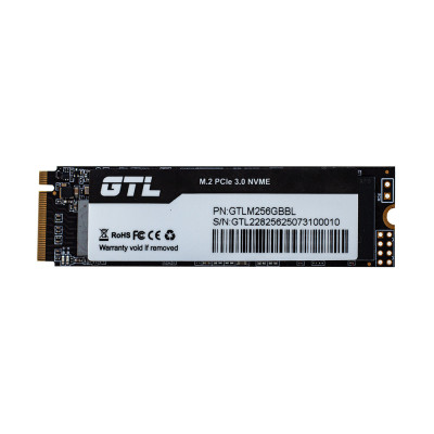 Твердотільний накопичувач SSD 256Gb, GTL Green Light, PCI-E 3.0 x4, M.2 2280, 3D TLC, 2500/1500 МБ/с, Bulk (GTLM256GBBL)
