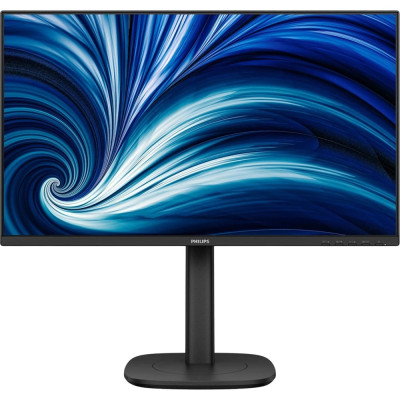 Монітор 23.8" Philips 24B2N3200J/00, Black, WLED, IPS, 1920x1080 (16:9), 4 мс, 120 Гц, 300 кд/м², 1500:1, 178°/178°, VGA/HDMI/DP, 4хUSB-A/USB-B, 2 x 2 Вт, Vesa 100x100, Adaptive Sync