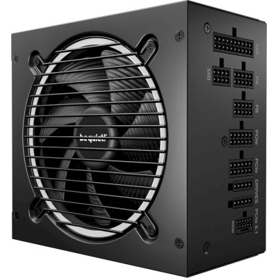 Блок живлення 750 Вт, be quiet! Pure Power 13 M, Black, модульный, 80+ Gold, Active PFC, 12 см, 2xMolex / 6xSATA / 1x16-pin / 4x6+2-pin / 1x4+4-pin + 1x8-pin / 1x24-pin, захист OCP/OVP/OPP/OTP/SCP/UVP/SIP (BP026EU)