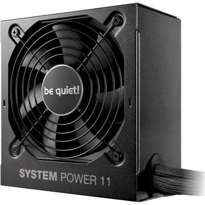Блок живлення 750 Вт, be quiet! System Power 11, Black, 80+ Bronze, Active PFC, 12 см, 1xMolex / 5xSATA / 1x16-pin / 3x6+2-pin / 1x4+4-pin / 1x8-pin / 1x24-pin, захист OCP/OVP/OPP/OTP/SCP/UVP/SIP (BP012EU)