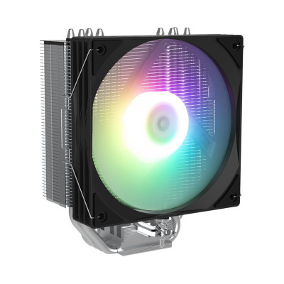 Кулер для процесора Zalman CNPS9X Optima2, Black, алюміній/мідь, 1x120 мм PWM ARGB, для Intel LGA1851/1700/1200/115X/2066/2011-V3/2011, AMD AM5/AM4/AM3, до 190 Вт, висота 155 мм