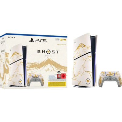 Ігрова приставка Sony PlayStation 5 Slim `Ghost of Yotei Limited Edition`, з Blu-ray приводом + гра Ghost of Yotei (код активації)