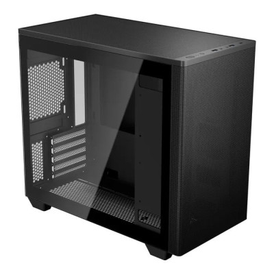 Корпус Aerocool Stormfront Mini-G-Bk-v1 Black, Mid Tower, без БЖ, для Micro ATX, Mini ITX, 1хUSB-С, 2xUSB 3.0, бічна панель із загартованого скла, сталь SPCC 0.7 мм (ACCM-ES10003.11)