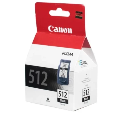 Картридж Canon PG-512, Black, MP240/250/260/270/480/490, MX320/330, 15 мл (2969B007)