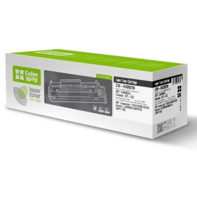 Картридж HP 92A (C4092A), Black, LJ 1100/3200/3220, 2500 стор, ColorWay (CW-H4092M)