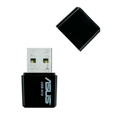 Мережевий адаптер Asus USB-N10 Nano, Black, USB, 802.11 b/g/n, 150 Mbps, ультракомпактний - 14.9 x 17.4 x 7.1 мм, 2 г Мережевий адаптер Asus USB-N10 Nano, Black, USB, 802.11 b/g/n, 150 Mbps, ультракомпактний - 14.9 x 17.4 x 7.1 мм, 2 г