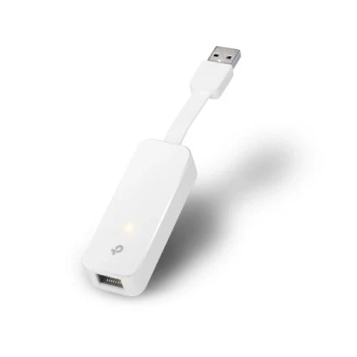 Мережевий адаптер USB TP-LINK UE300, White, 1xGLan, USB 3.0, RTL8153 Мережевий адаптер USB TP-LINK UE300, White, 1xGLan, USB 3.0, RTL8153