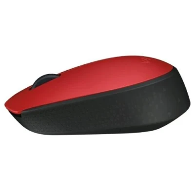 Миша бездротова Logitech M171, Red/Black, USB (2.4 GHz), 1000 dpi, 3 кнопки, 1xAA (910-004641)