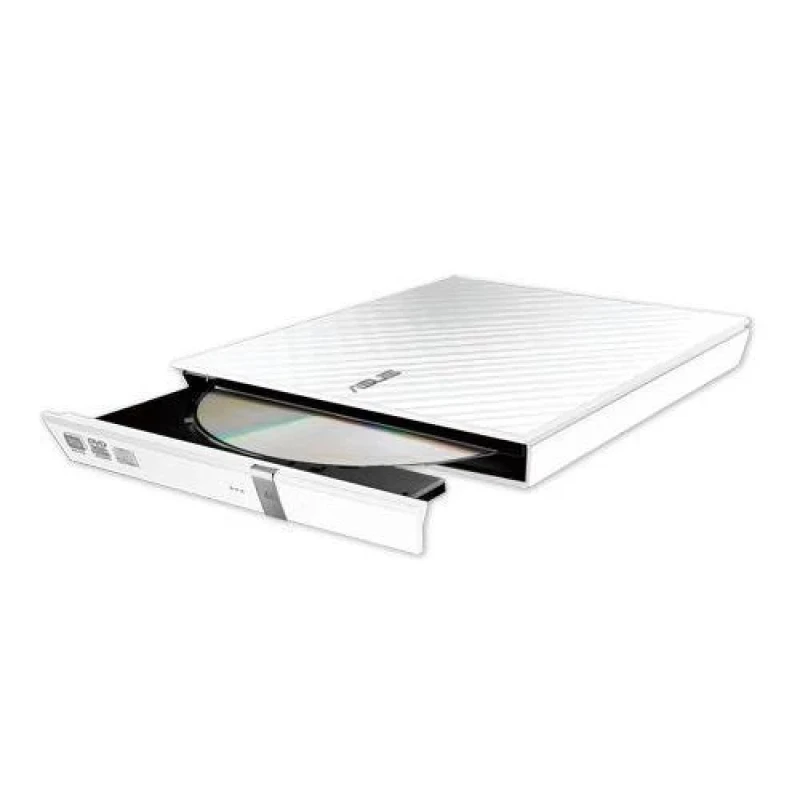 Зовнішній оптичний привід Asus SDRW-08D2S-U, White, DVD+/-RW, USB 2.0