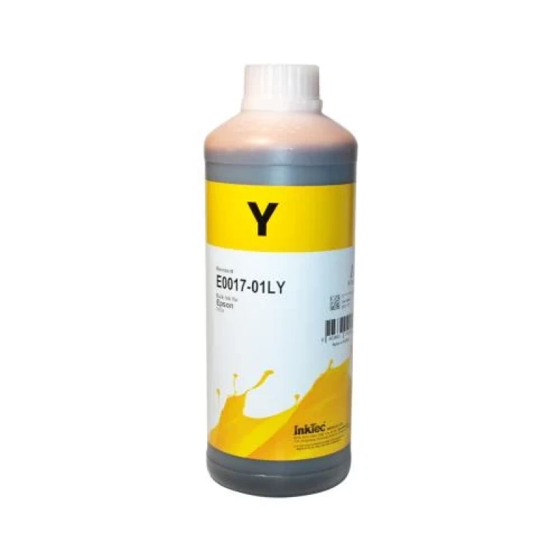 Чорнило InkTec Epson E0017, Yellow, L800/L805/L810/L850/L1800, 1 л, водорозчинне (E0017-01LY)