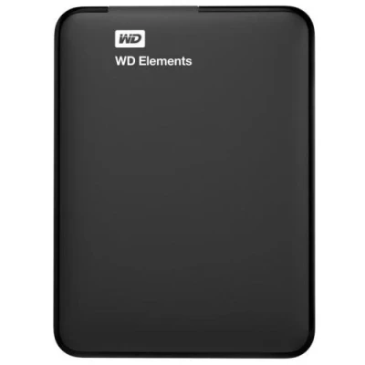 Зовнішній жорсткий диск 1Tb Western Digital Elements Portable, Black, 2.5", USB 3.2 (Gen 1) (WDBUZG0010BBK-WESN)