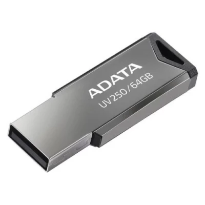 Флеш накопичувач USB 64Gb ADATA UV250, Silver, USB 2.0 (AUV250-64G-RBK)