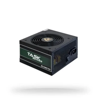 Блок живлення 500 Вт, Chieftec TASK, Black, 80+ Bronze, Active PFC, 120 мм, 3xMolex / 5xSATA / 1x6+2-pin / 1x4+4-pin / 1x20+4-pin, захист AFC/OPP/OTP/OVP/SCP/SIP/UVP, ATX 12V v2.3 (TPS-500S)