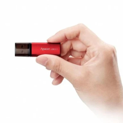 Флеш накопичувач USB 128Gb Apacer AH25B, Red, USB 3.2 Gen 1 (AP128GAH25BR-1)