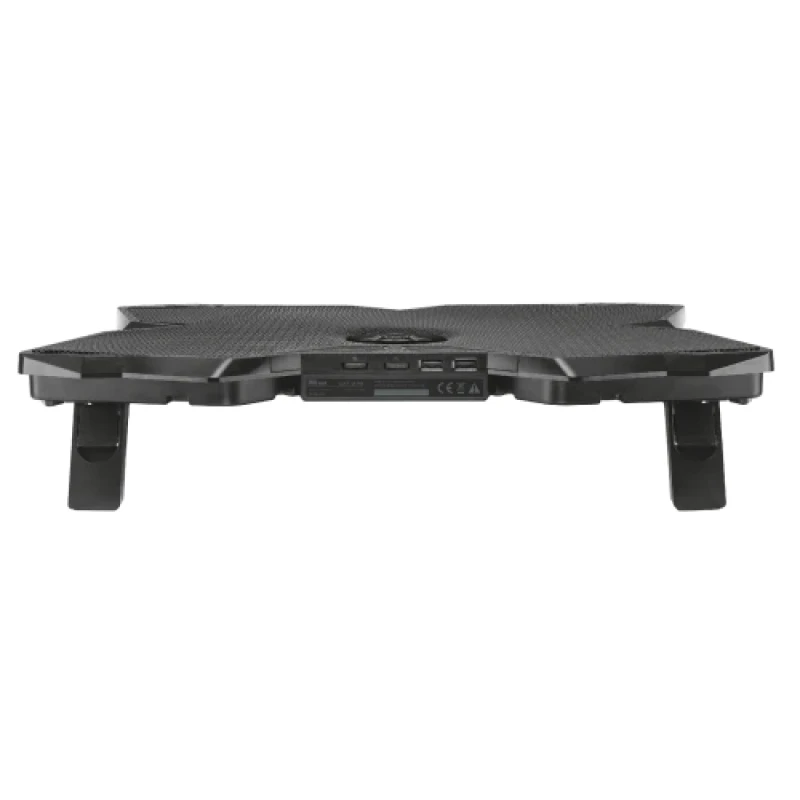 Підставка для ноутбука до 17" Trust GXT 278 Yozu, Black, 4x12 см вентилятори, швидкість вентиляторів регулюється, крім того, їх можна вимкнути, червоне LED підсвічування, 3 варіанти налаштування висоти, 406х286х30 мм, 752 г (20817)