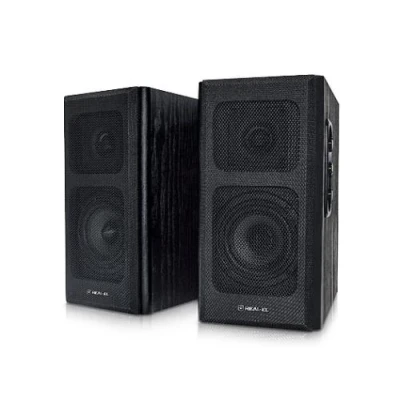Колонки 2.0 REAL-EL S-250 Black, 2 x 10 Вт, МДФ, живлення від мережі 220V, керування збоку (S-250)