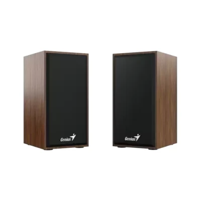Колонки 2.0 Genius SP-HF180, Wood, 6 Вт (2 x 3 Вт), 3.5 мм, МДФ, живлення від USB, керування ззаду