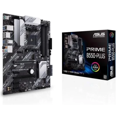 Мат.плата AM4 (B550) Asus PRIME B550-PLUS, B550, 4xDDR4, CrossFireX, Int.Video(CPU), 6xSATA3, 2xM.2, 1xPCI-E 16x 4.0, 1xPCI-E 16x 3.0, 3xPCI-E 1x 3.0, ALC887, RTL8111H, 8xUSB3.2/6xUSB2.0, HDMI/DP, ATX Мат.плата AM4 (B550) Asus PRIME B550-PLUS, B550, 4xDDR4, CrossFireX, Int.Video(CPU), 6xSATA3, 2xM.2, 1xPCI-E 16x 4.0, 1xPCI-E 16x 3.0, 3xPCI-E 1x 3.0, ALC887, RTL8111H, 8xUSB3.2/6xUSB2.0, HDMI/DP, ATX