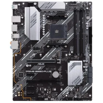 Мат.плата AM4 (B550) Asus PRIME B550-PLUS, B550, 4xDDR4, CrossFireX, Int.Video(CPU), 6xSATA3, 2xM.2, 1xPCI-E 16x 4.0, 1xPCI-E 16x 3.0, 3xPCI-E 1x 3.0, ALC887, RTL8111H, 8xUSB3.2/6xUSB2.0, HDMI/DP, ATX Мат.плата AM4 (B550) Asus PRIME B550-PLUS, B550, 4xDDR4, CrossFireX, Int.Video(CPU), 6xSATA3, 2xM.2, 1xPCI-E 16x 4.0, 1xPCI-E 16x 3.0, 3xPCI-E 1x 3.0, ALC887, RTL8111H, 8xUSB3.2/6xUSB2.0, HDMI/DP, ATX