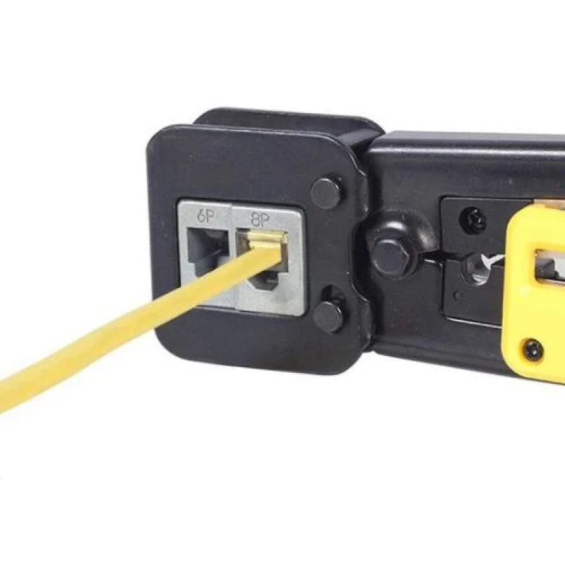 Кліщі обтискні (кримпер) Cablexpert T-WC-05, для RJ45 / RJ12 / RJ11, храповий механізм