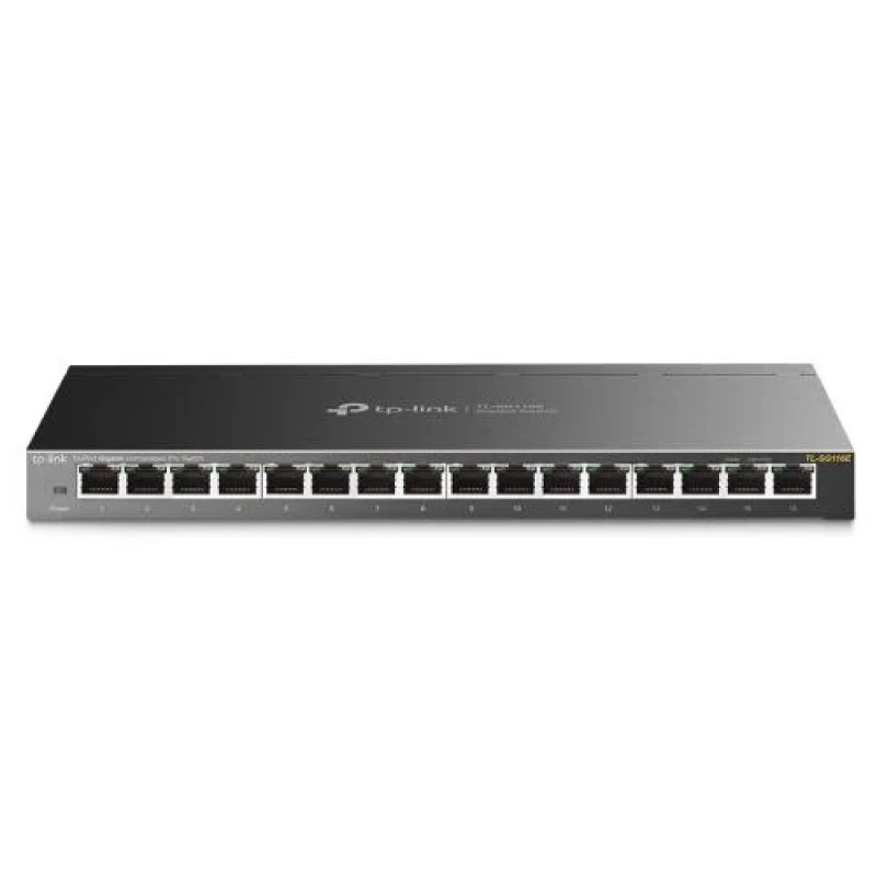 Комутатор TP-LINK TL-SG116E, 16x100/1000 Mb/s, некерований