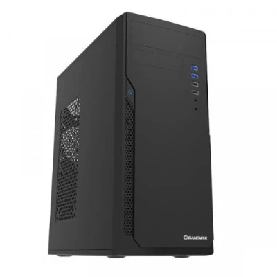 Корпус GameMax ET-211-400W-2U3 Black, 400 Вт, Midi Tower, ATX / Micro ATX / Mini ITX, 2хUSB 3.0, 2xUSB 2.0