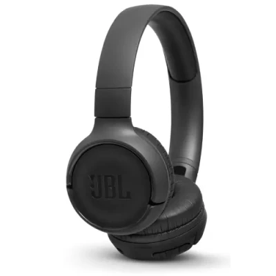 Навушники бездротові JBL Tune 500BT, Black, Bluetooth, мікрофон, акумулятор 300 mAh, технологія "Pure Bass", підтримка Siri и Google Now (JBLT500BTBLK)