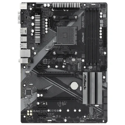 Мат.плата AM4 (B450) AsRock B450 Pro4 R2.0, B450, 4xDDR4, CrossFire, Int.Video(CPU), 6xSATA3, 2xM.2, 2xPCI-E 16x 3.0, 4xPCI-E 1x 2.0, ALC897, RTL8111H, 6xUSB3.2/6xUSB2.0, VGA/HDMI/DP, ATX