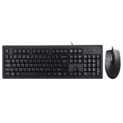 Комплект A4Tech KR-8372S, Black, дротовий, USB (KR-83+OP-720S)
