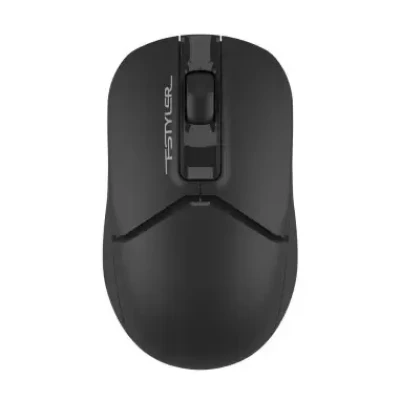 Миша A4Tech Fstyler FB12S, Black, USB, бездротова, оптична, BT+RF (Combo), 1200 dpi, 125 Hz, 3 кнопки