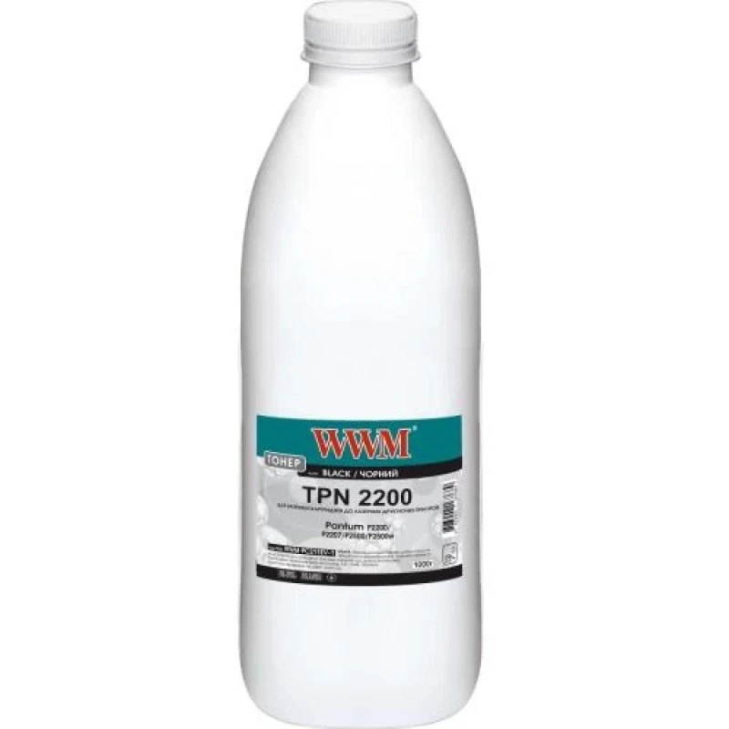 Тонер Pantum P2200/P2207/P2500/P2507, M6500/M6550/M6600/M6607, 1 кг, WWM (WWM-PC211EV-1)