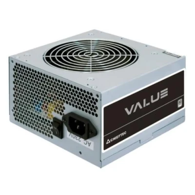 Блок живлення 700 Вт, Chieftec VALUE, Silver, 80+ Standart, Active PFC, 120 мм, 2xMolex / 4xSATA / 2x6+2-pin / 1x4+4-pin / 1x20+4-pin, захист AFC/OPP/OVP/SCP/SIP/UVP (APB-700B8)
