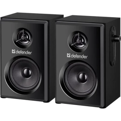 Колонки 2.0 Defender SPK-270, Black, 2х5 Вт, 3.5 мм, живлення від USB, регулятор гучності, роз'єм для навушників (65270)