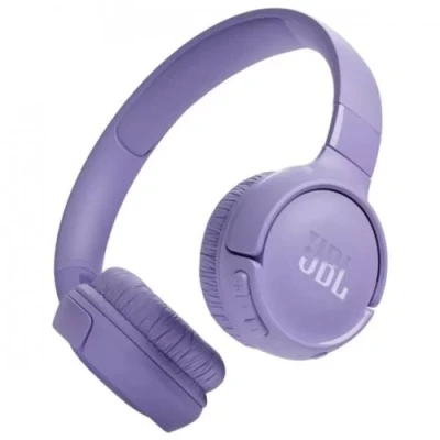 Навушники бездротові JBL Tune 520BT, Purple, Bluetooth, мікрофон, акумулятор 450 mAh, технологія "Pure Bass", підтримка Siri та Google Now (JBLT520BTPUREU)